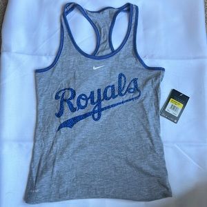 NWT Nike Dri Fit KC Royals Racerback tank top